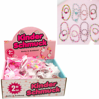 Kinderschmuck Set Armband & Halskette 2er Set
