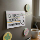 Kühlschrankmagnet "Miesekatze" 9x6,5cm