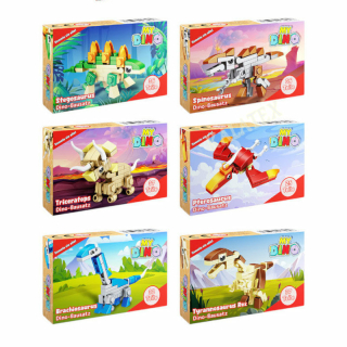 Bausteinset Dinosaurier