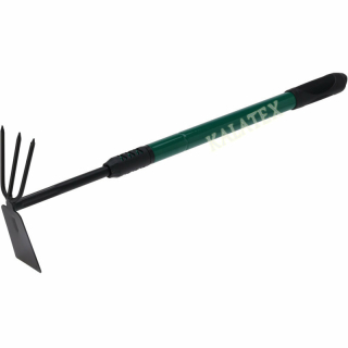 Gartenwerkzeug Hacke Metall mit Teleskopstiel