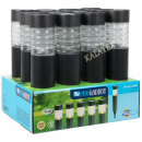 Solarlampe anthrazit 6x27cm