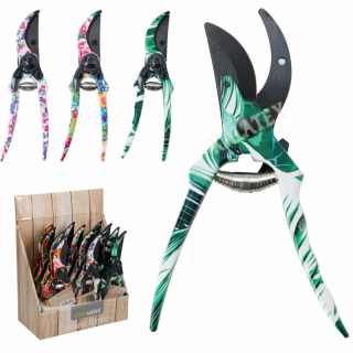 Gartenschere mit Muster