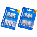 Klebehaken Edelstahl 6er Pack