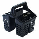 Besteckabtropfer Korb mit Griff