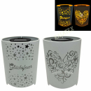 Solar Feuerkorb "Laser Gravierung" mit...