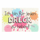 Magischer Schwamm mit Spruch