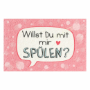 Magischer Schwamm mit Spruch