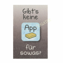 Magischer Schwamm mit Spruch