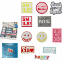 Bügelflicken mit Spruch