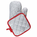 Ofenhandschuh und Topflappen Set
