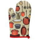 Ofenhandschuh und Topflappen Set