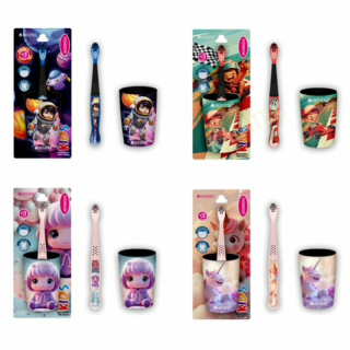 Zahnputzset 2-teilig mit Motiv