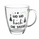 Teeglas Weihnachten mit Spruch 300 ml