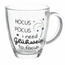Teeglas Weihnachten mit Spruch 300 ml