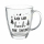 Teeglas Weihnachten mit Spruch 300 ml
