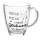 Teeglas Weihnachten mit Spruch 300 ml