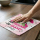 Magisches Handtuch "X-Miss" mit Spruch 30x30cm