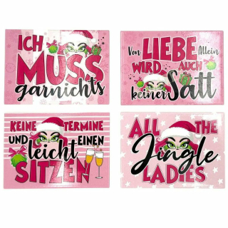 Kühlschrankmagnet "X-Miss" mit Spruch
