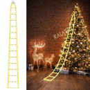 36 LED Weihnachts Dekoration Leiter 3m mit Timer