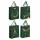 Geschenktasche Merry Christmas medium grün & gold