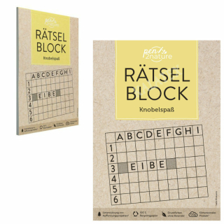 Good Life Books pen2nature - Rätselblock, Knobelspaß