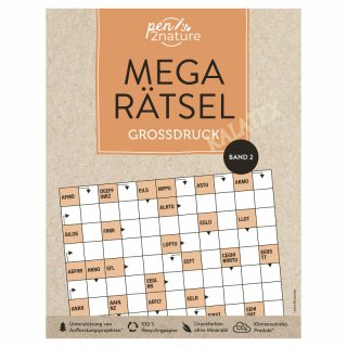 Good Life Books pen2nature - Mega-Rätsel, Grossdruck