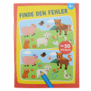 Rätselbuch mit 50 Stickern, DIN A5, Finde den Fehler