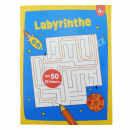 Rätselbuch mit 50 Stickern, DIN A5, Labyrinthe