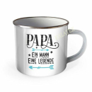 Emaille Becher Papa 300 ml