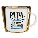 Emaille Becher Papa 300 ml