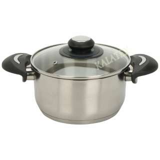 Kochtopf Edelstahl 18x9,5 cm 1,8 Liter