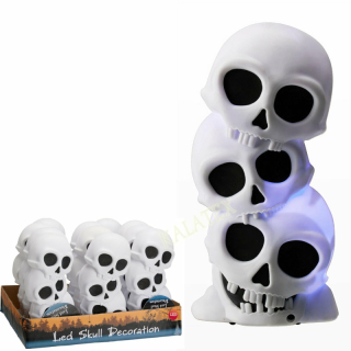 Halloweendeko 3 Totenköpfe