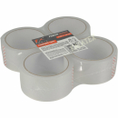Paketklebeband transparent 4er