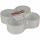 Paketklebeband transparent 4er