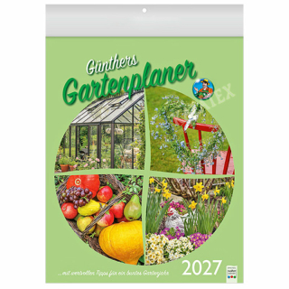 Fotokalender Günthers Gartenplaner 2027 24x34 cm