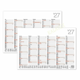 Kartonkalender 2027 A4