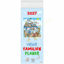 Streifenkalender Familienplaner 2027 52x12cm