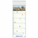 Streifenkalender Familienplaner 2027 52x12cm