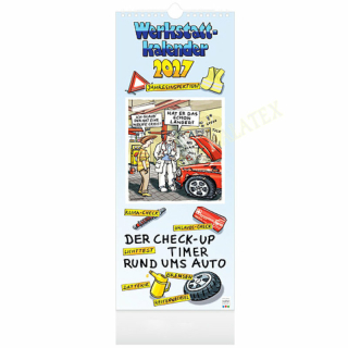 Streifenkalender Werkstattkalender 2027 52x12 cm