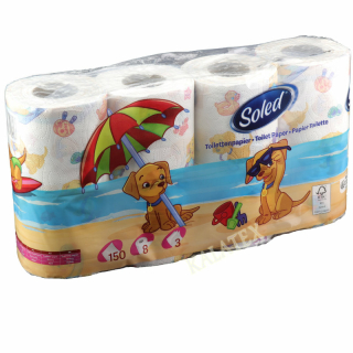 Toilettenpapier Soled Sommer Edition 8er