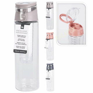 Trinkflasche PET mit Infuser 700 ml