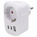 Steckdose mit USB