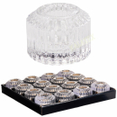 Kerzenhalter Glas 4 cm