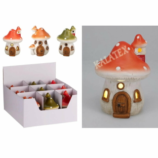 Pilz mit LED 14cm