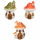 Pilz mit LED 14cm