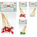 Cocktailspieße Weihnachten 20er Pack
