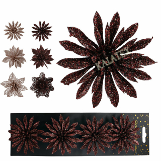 Blumen Clip Glitter