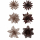 Blumen Clip Glitter