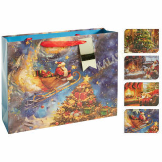 Geschenktasche Weihnachten M quer
