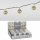 LED Lichterkette mit Metallkugeln